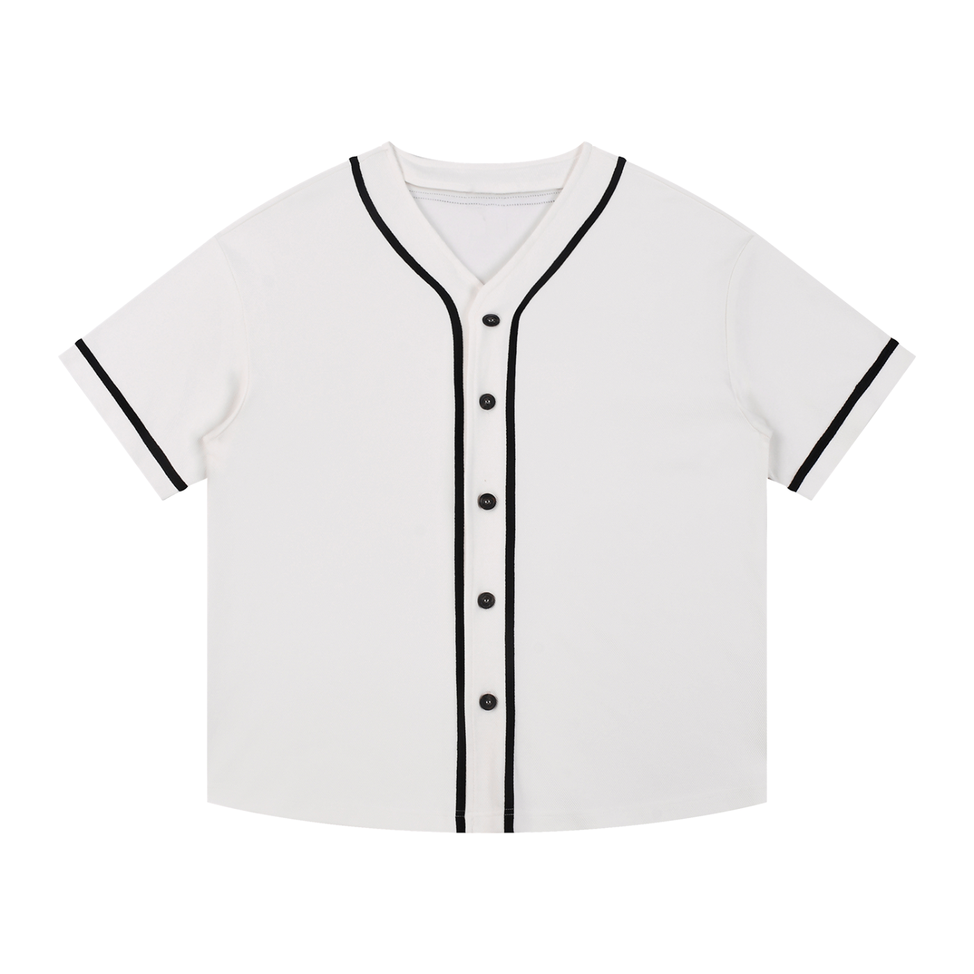 Piped Button-Up Jersey