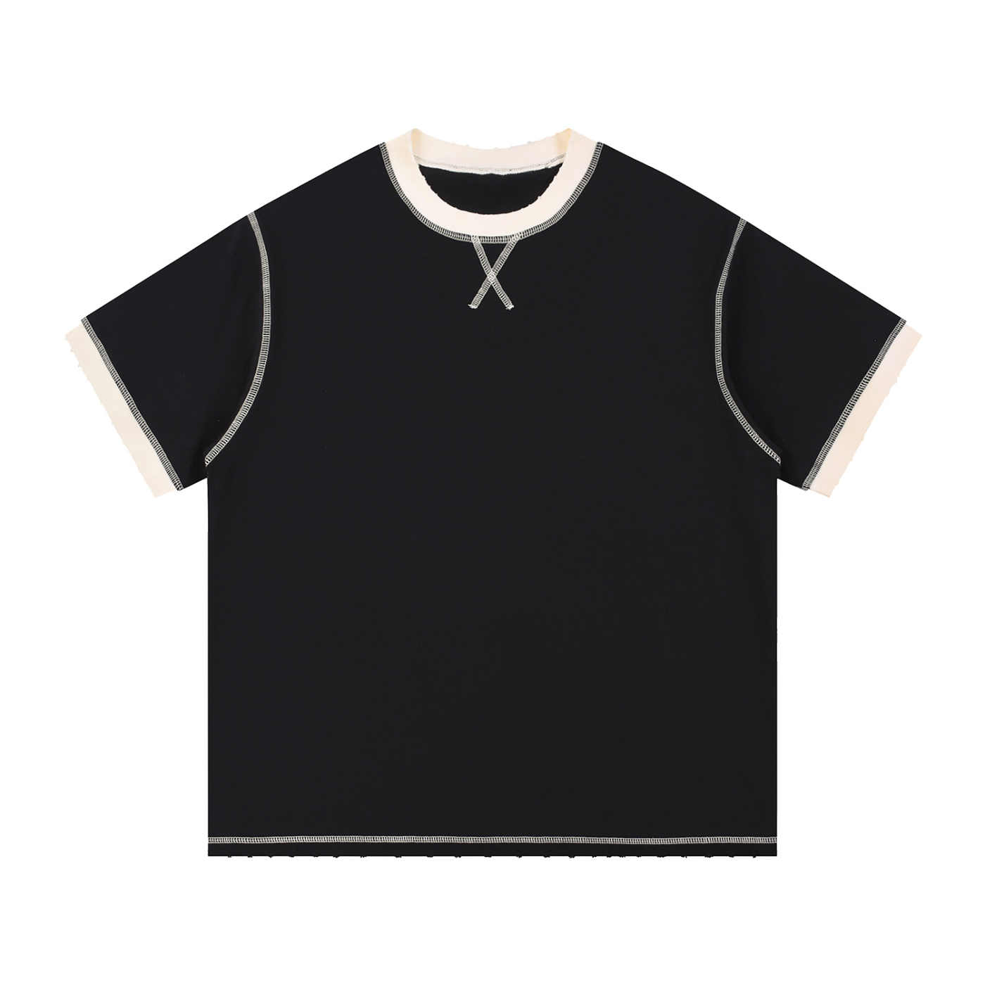 Stitched Cotton Tee