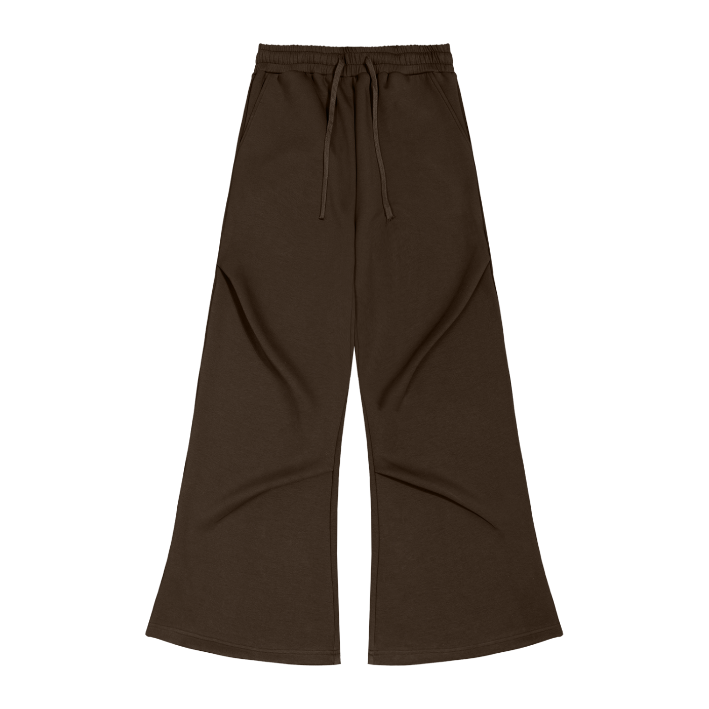 Wide-Leg Drawstring Pants