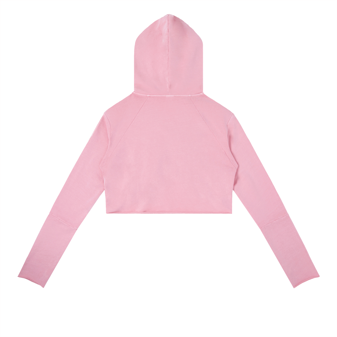 Cropped Fleece Hoodie