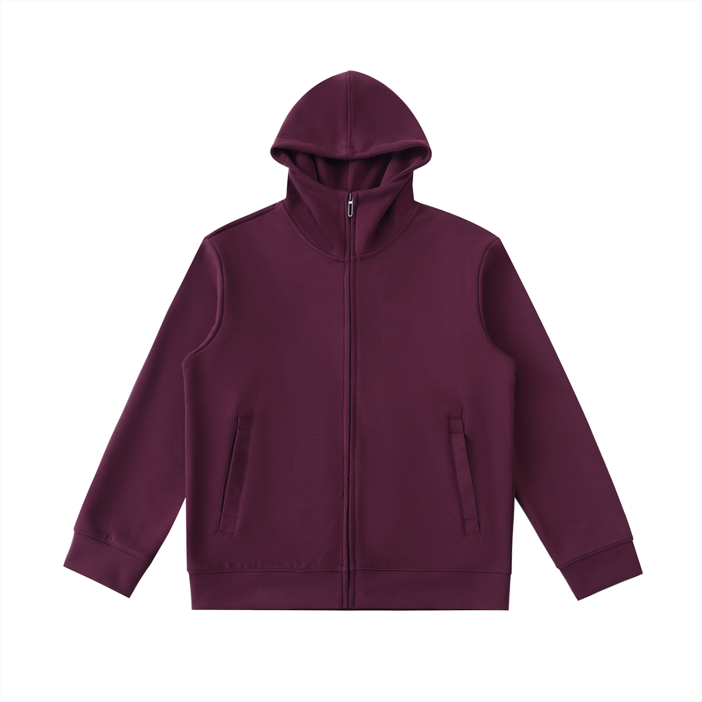 Heavyweight High-Neck Zip Hoodie