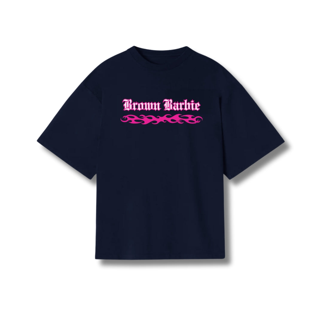 Flamin' Barbie Oversized Tee