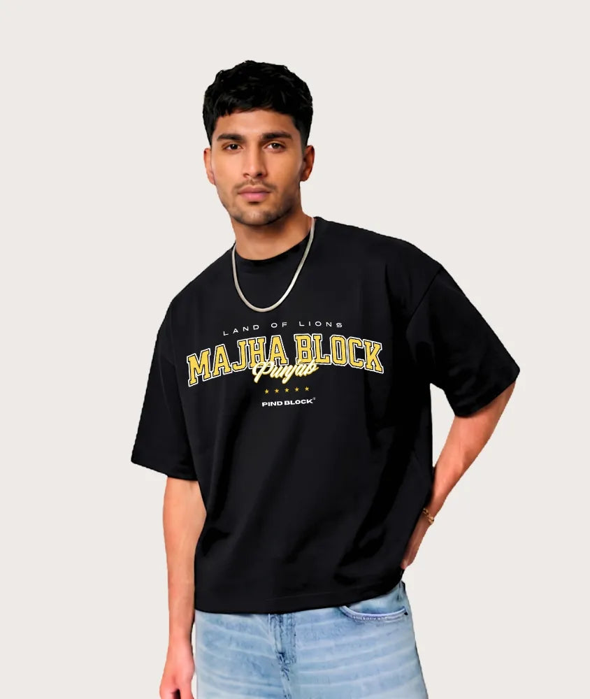 Majha Block Tee