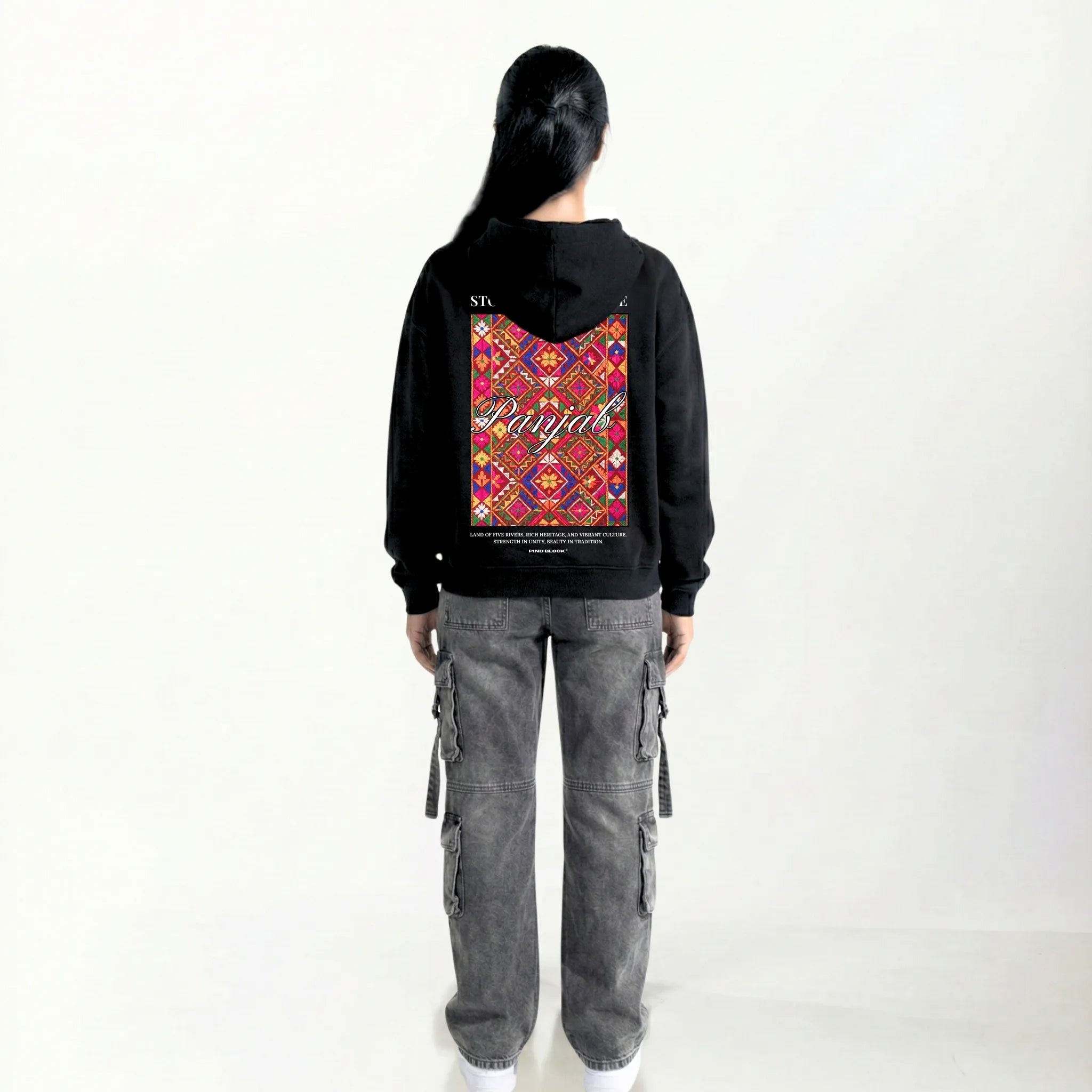 Virsa Phulkari Hoodie
