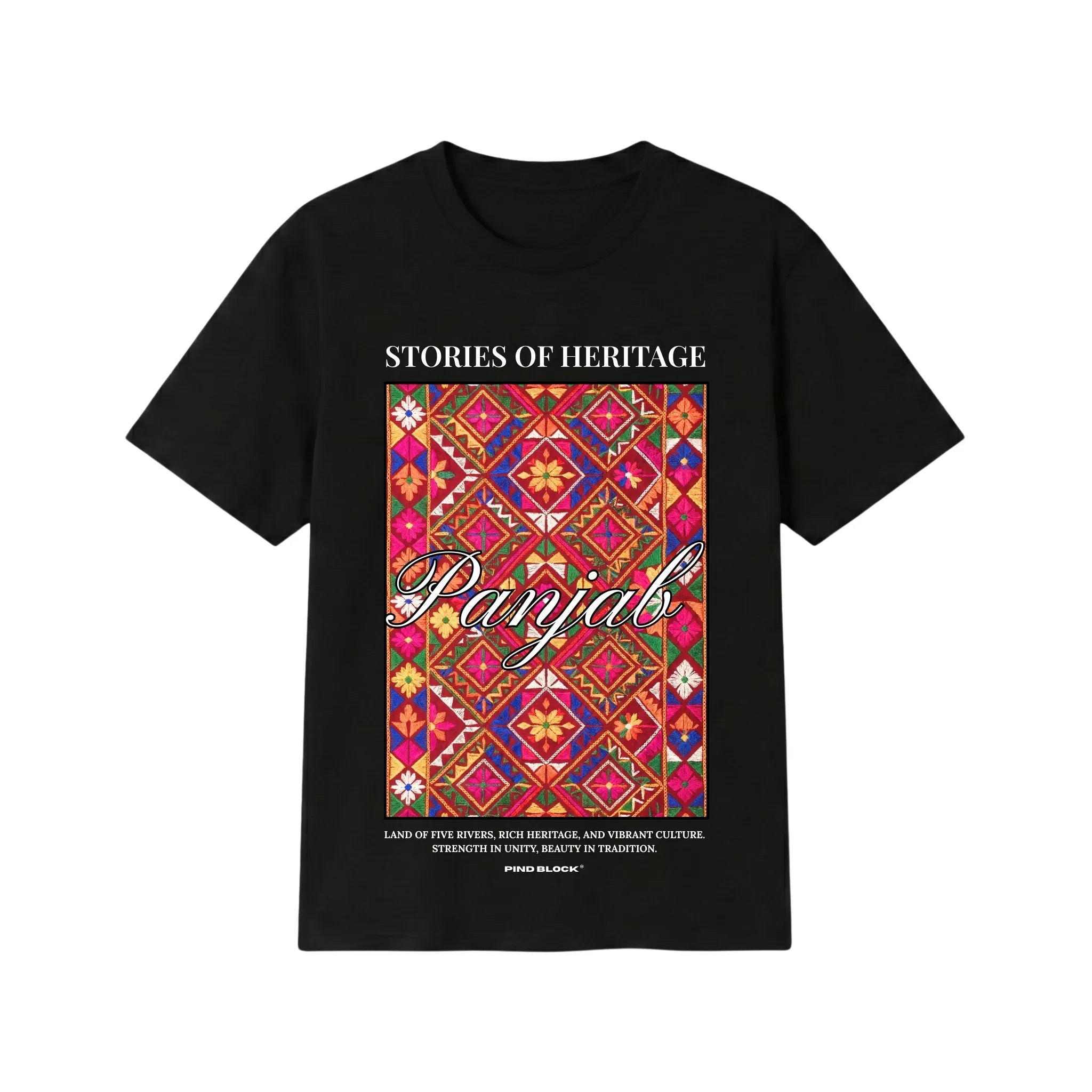 Virsa Phulkari T-Shirt