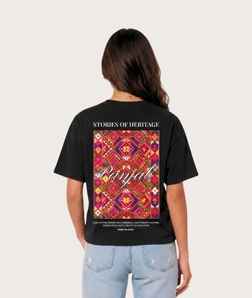Virsa Phulkari Tee