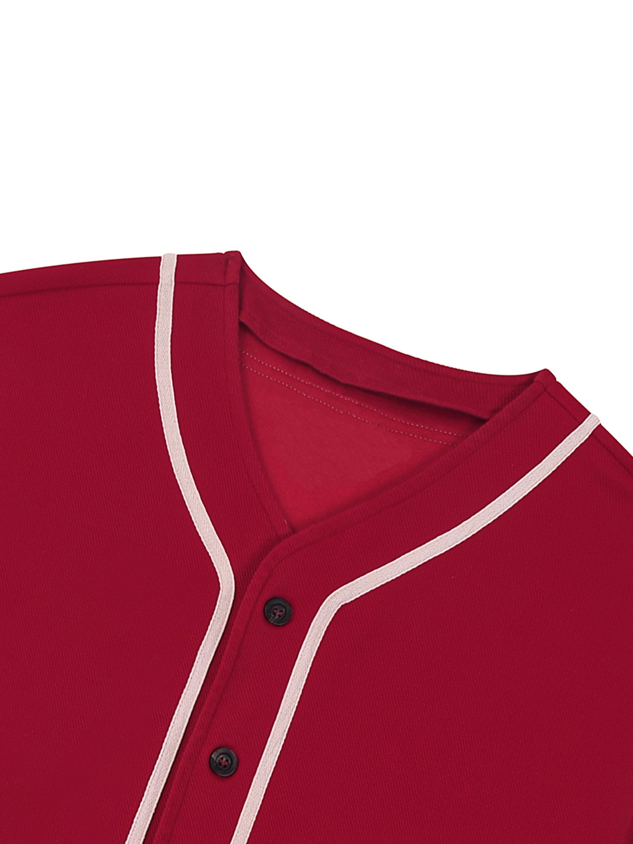 Piped Button-Up Jersey