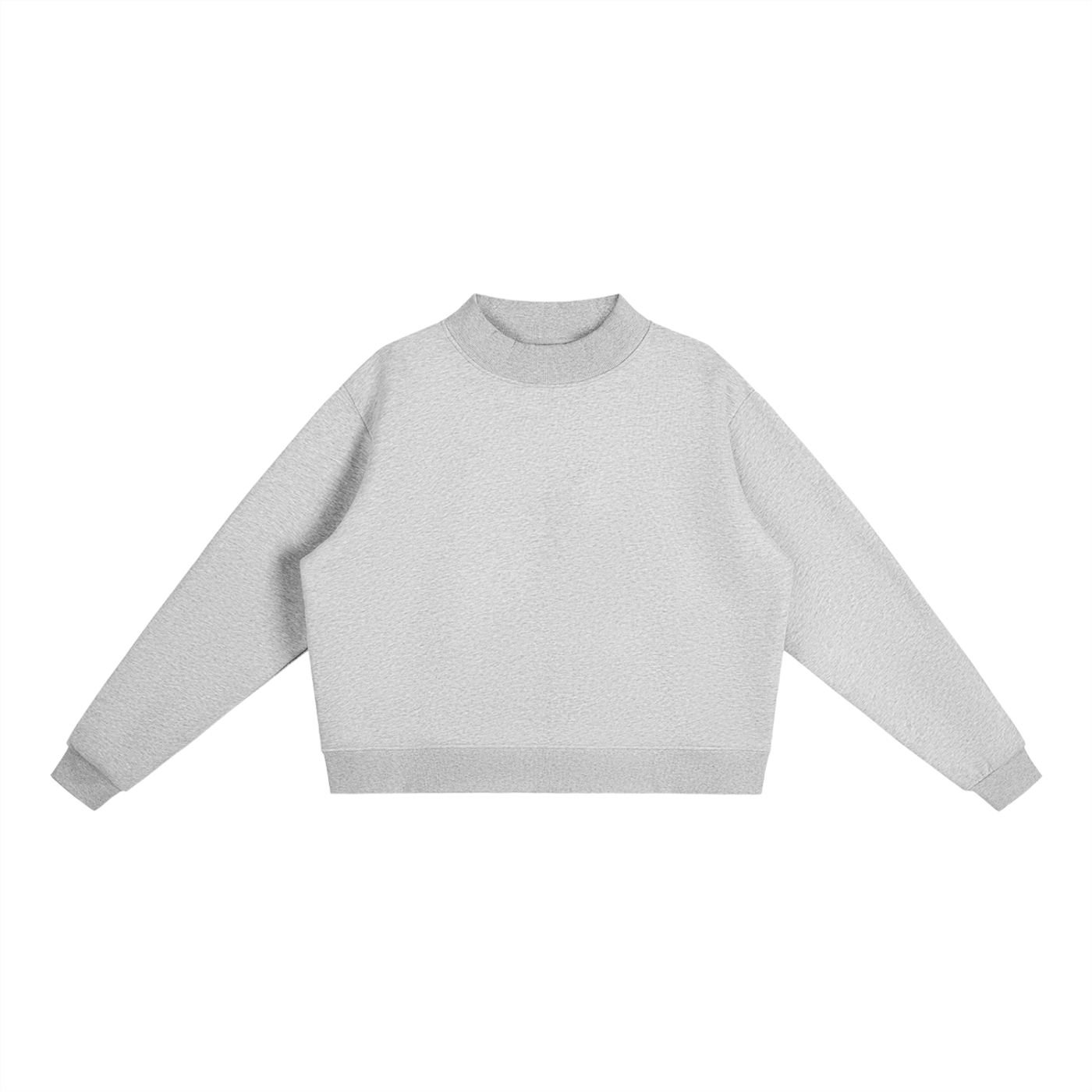Mock-Neck Fleece Crew