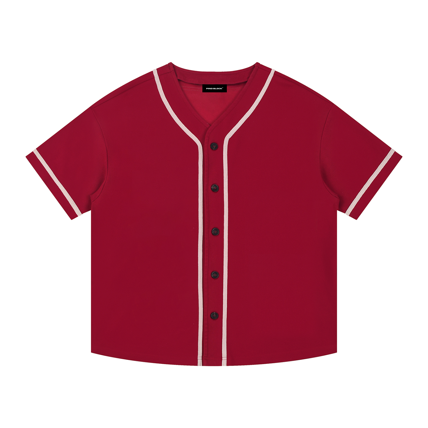 Piped Button-Up Jersey