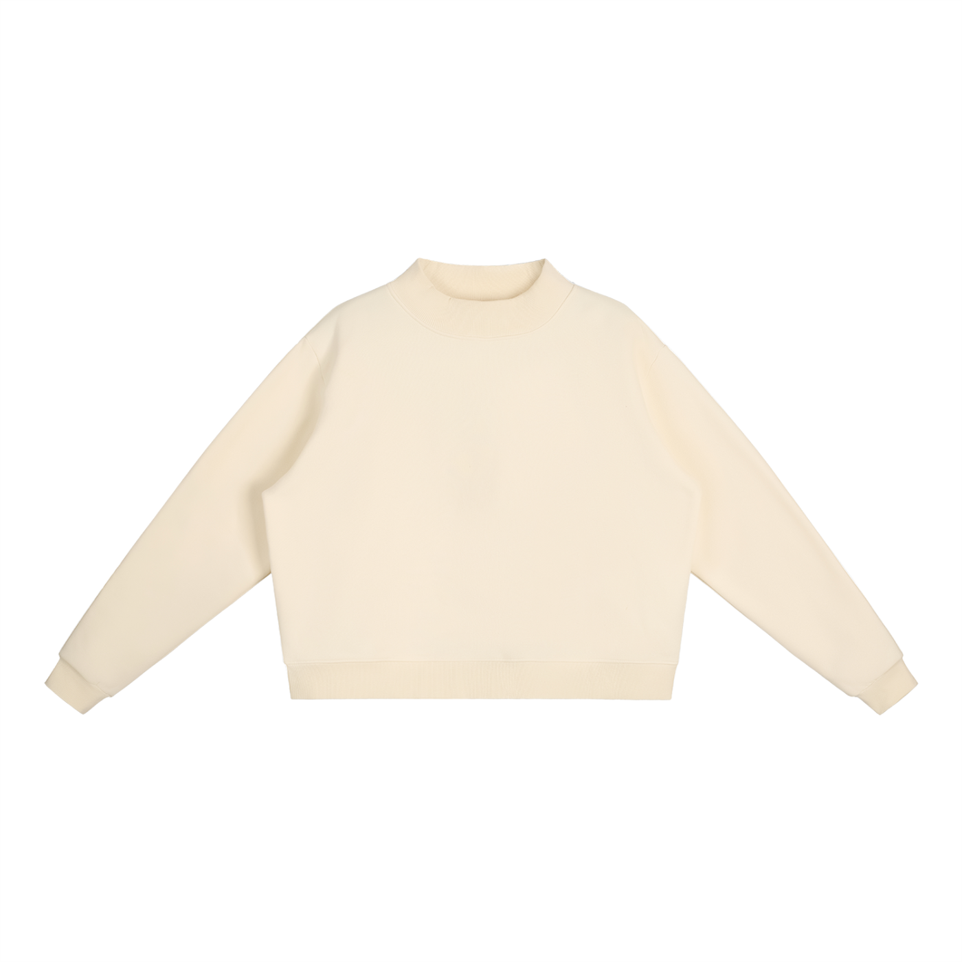 Mock-Neck Fleece Crew