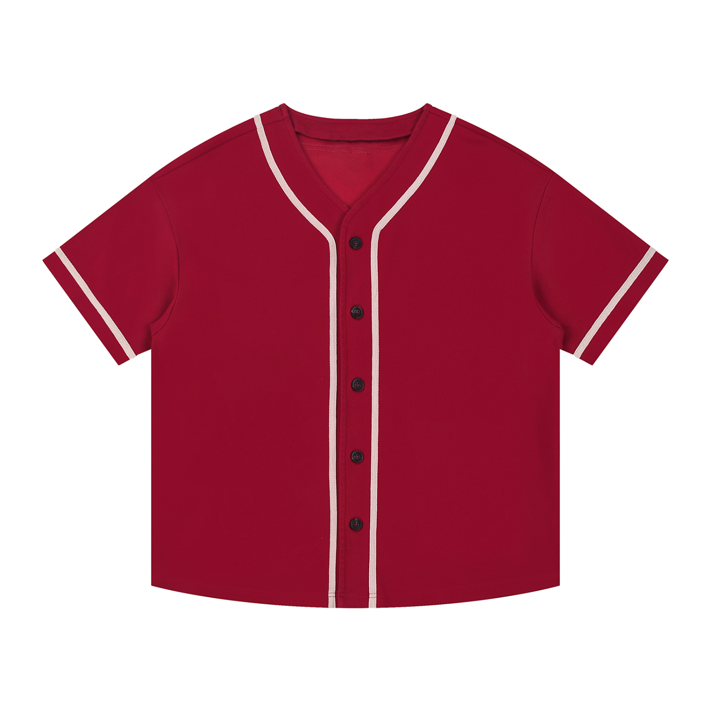 Piped Button-Up Jersey