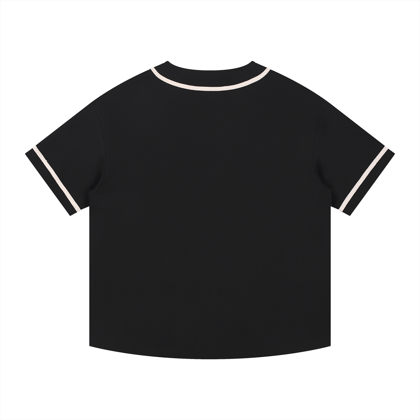 Piped Button-Up Jersey