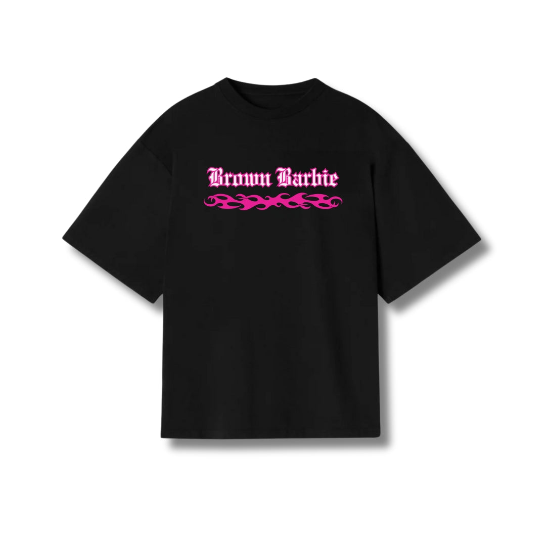 Flamin' Barbie Oversized Tee