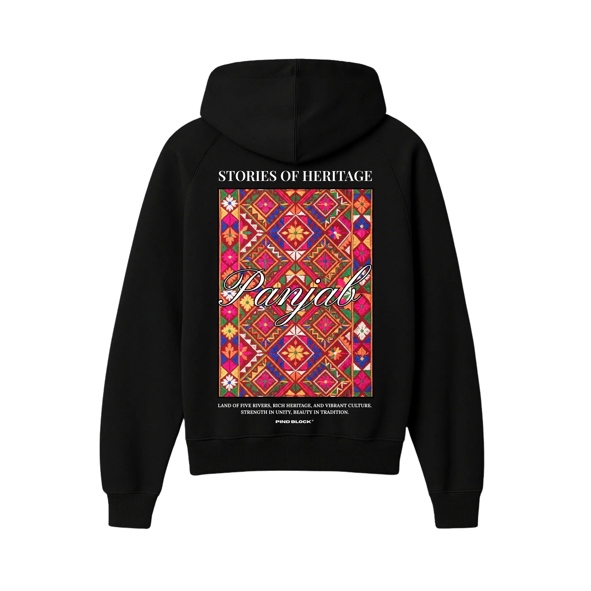 Virsa Phulkari Hoodie