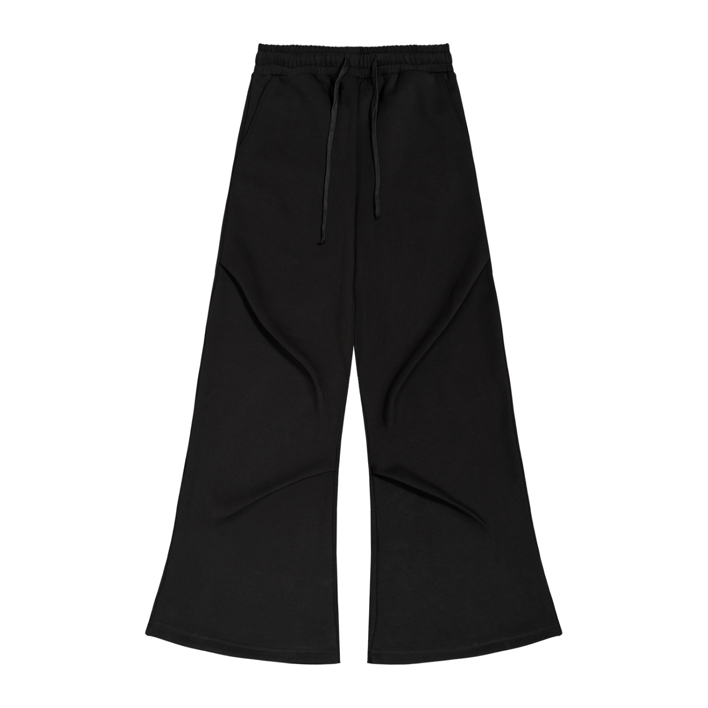 Wide-Leg Drawstring Pants