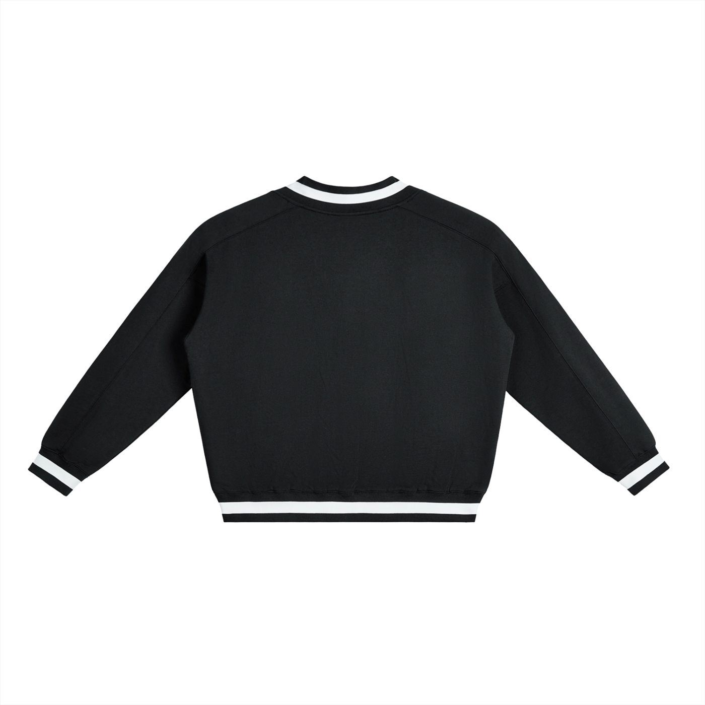 Boxy V-Neck Sweatshirt