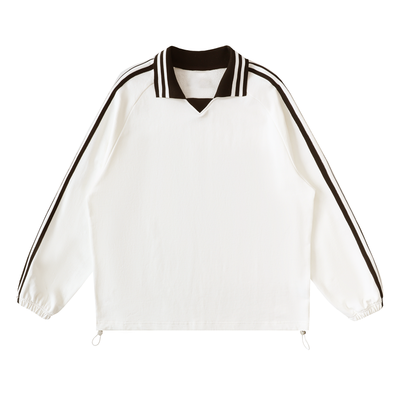 Lapel-Collar Sweatshirt