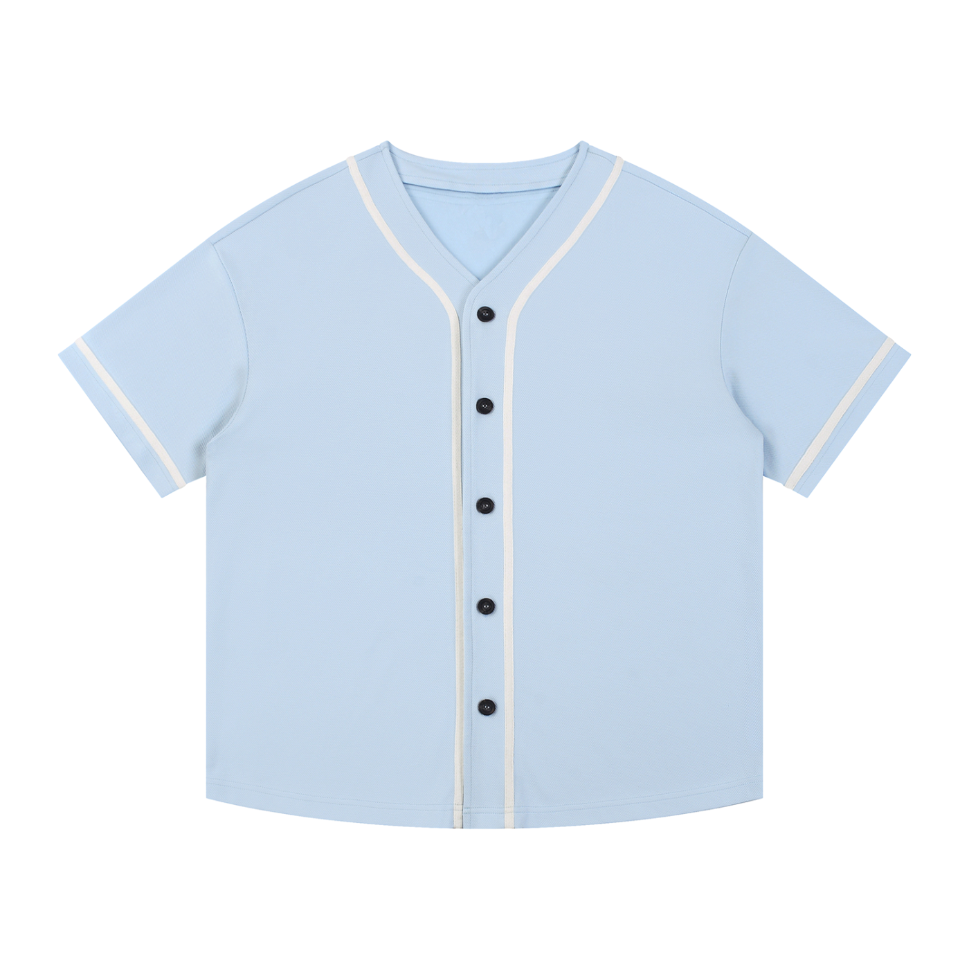 Piped Button-Up Jersey