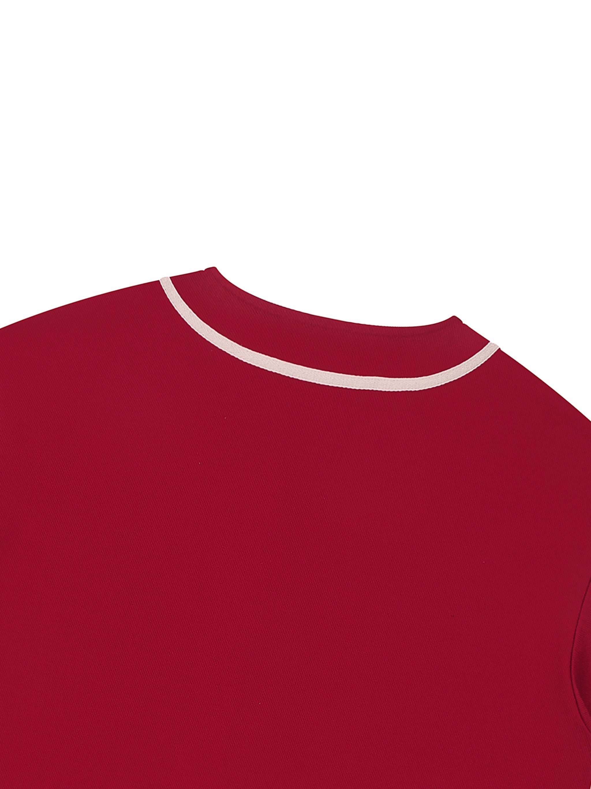 Piped Button-Up Jersey