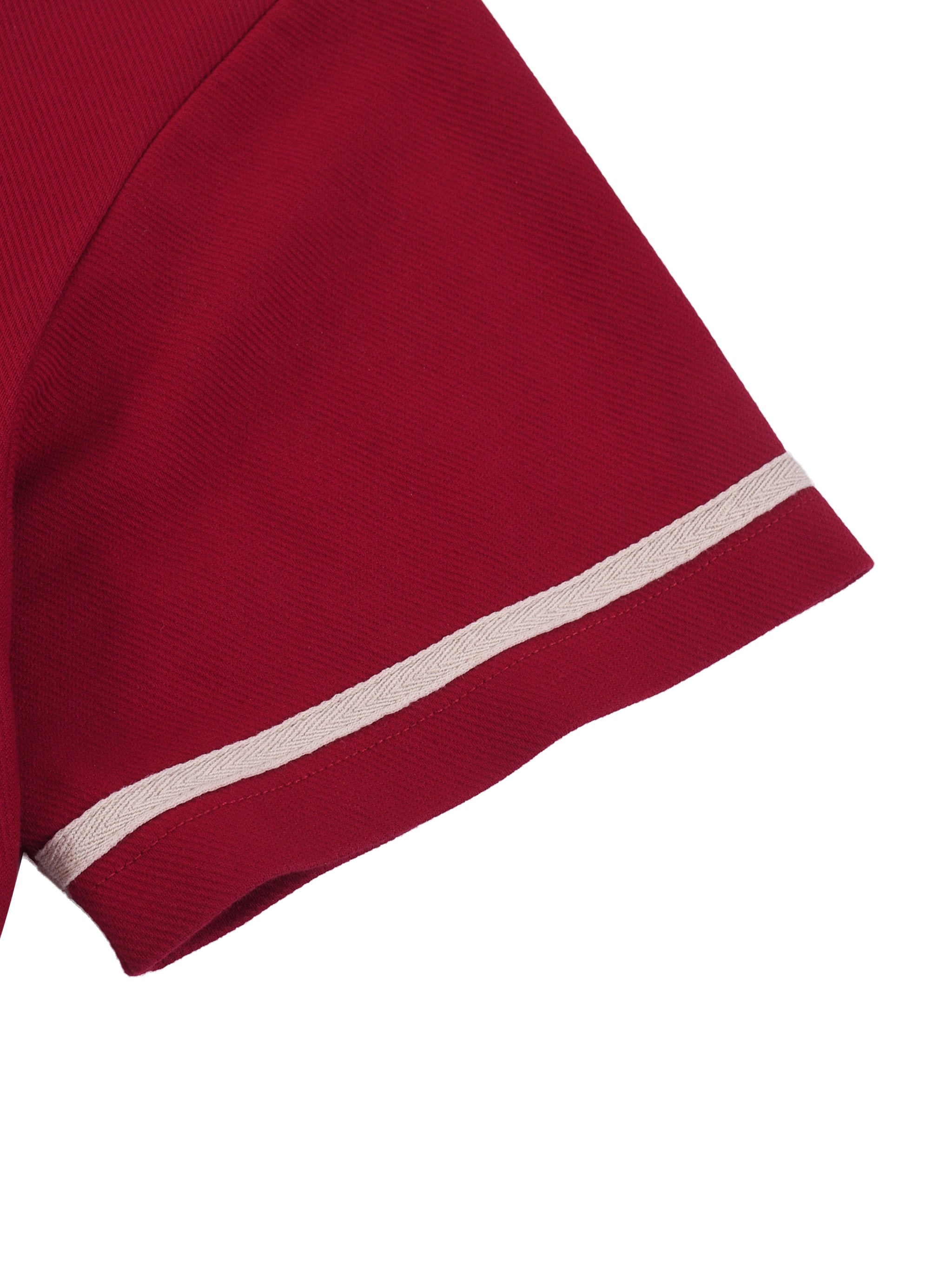 Piped Button-Up Jersey