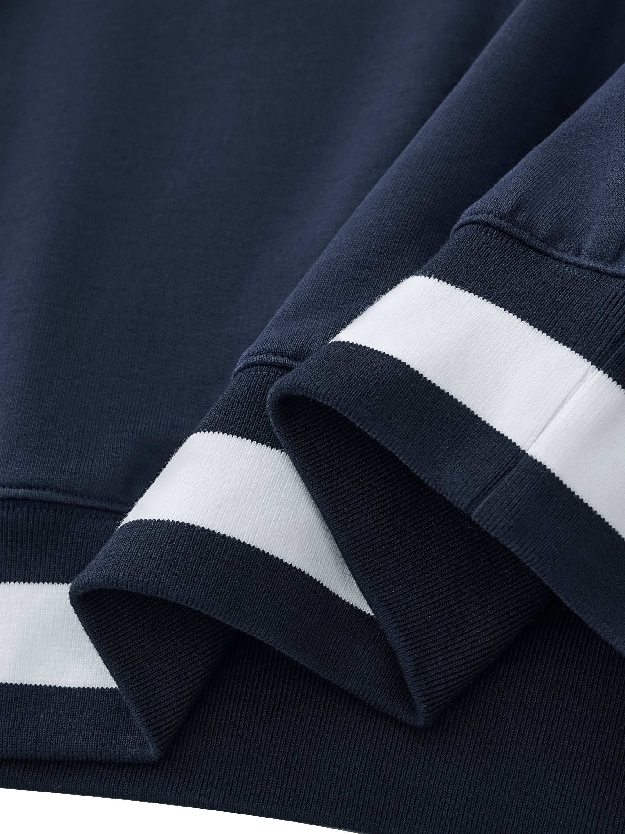 Boxy V-Neck Sweatshirt