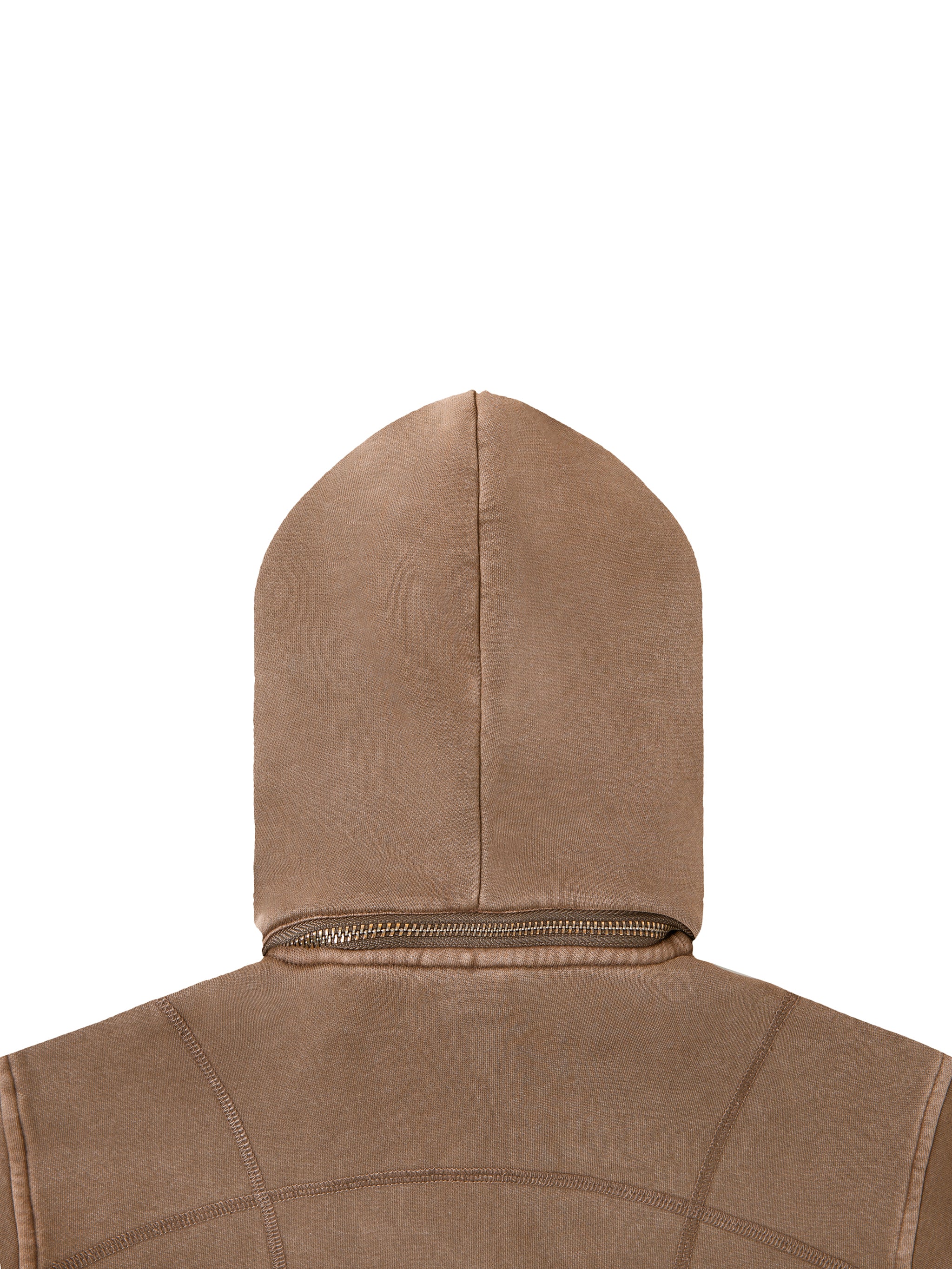 Vintage Cropped Fleece Hoodie