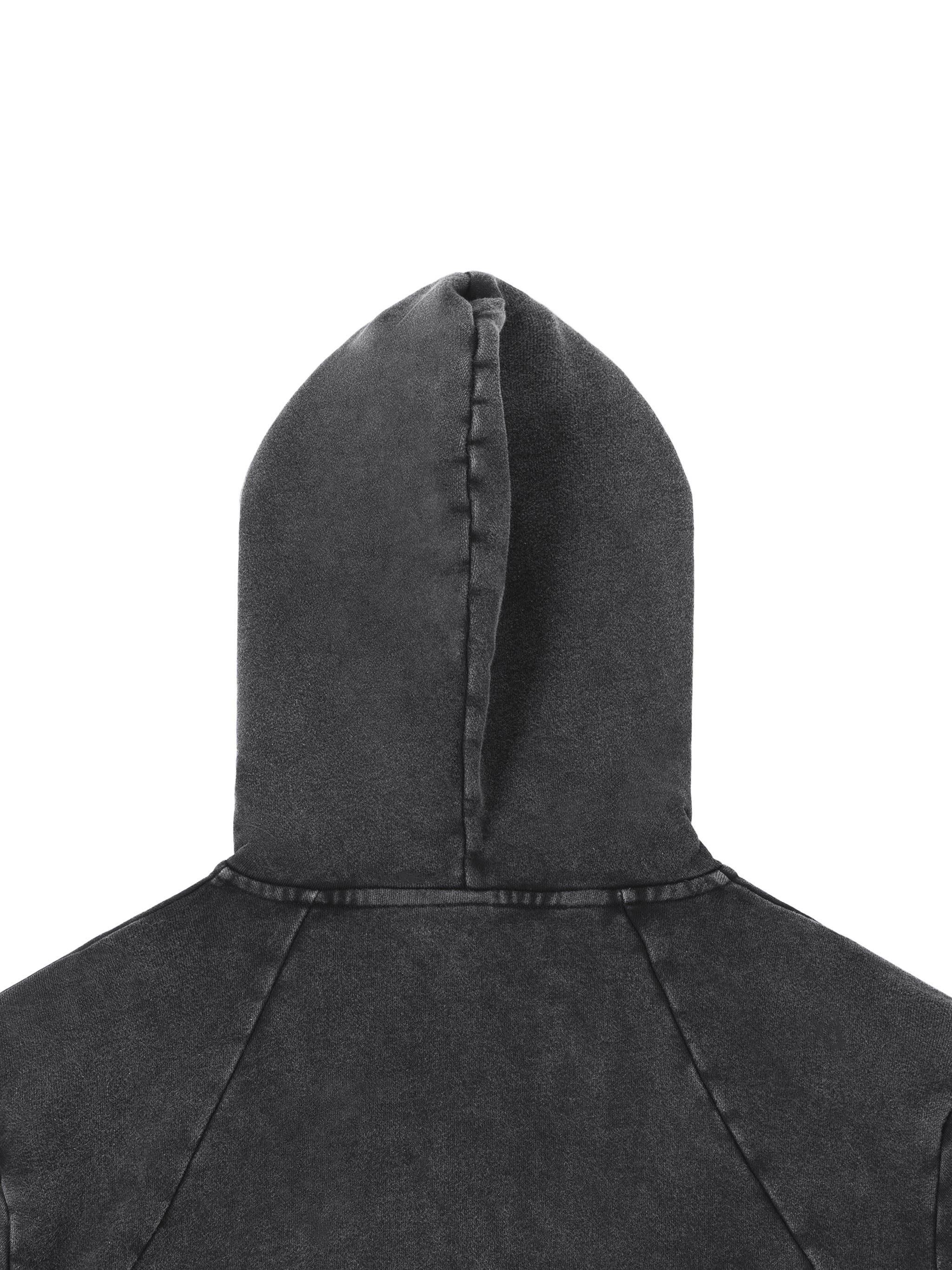 Cropped Fleece Hoodie