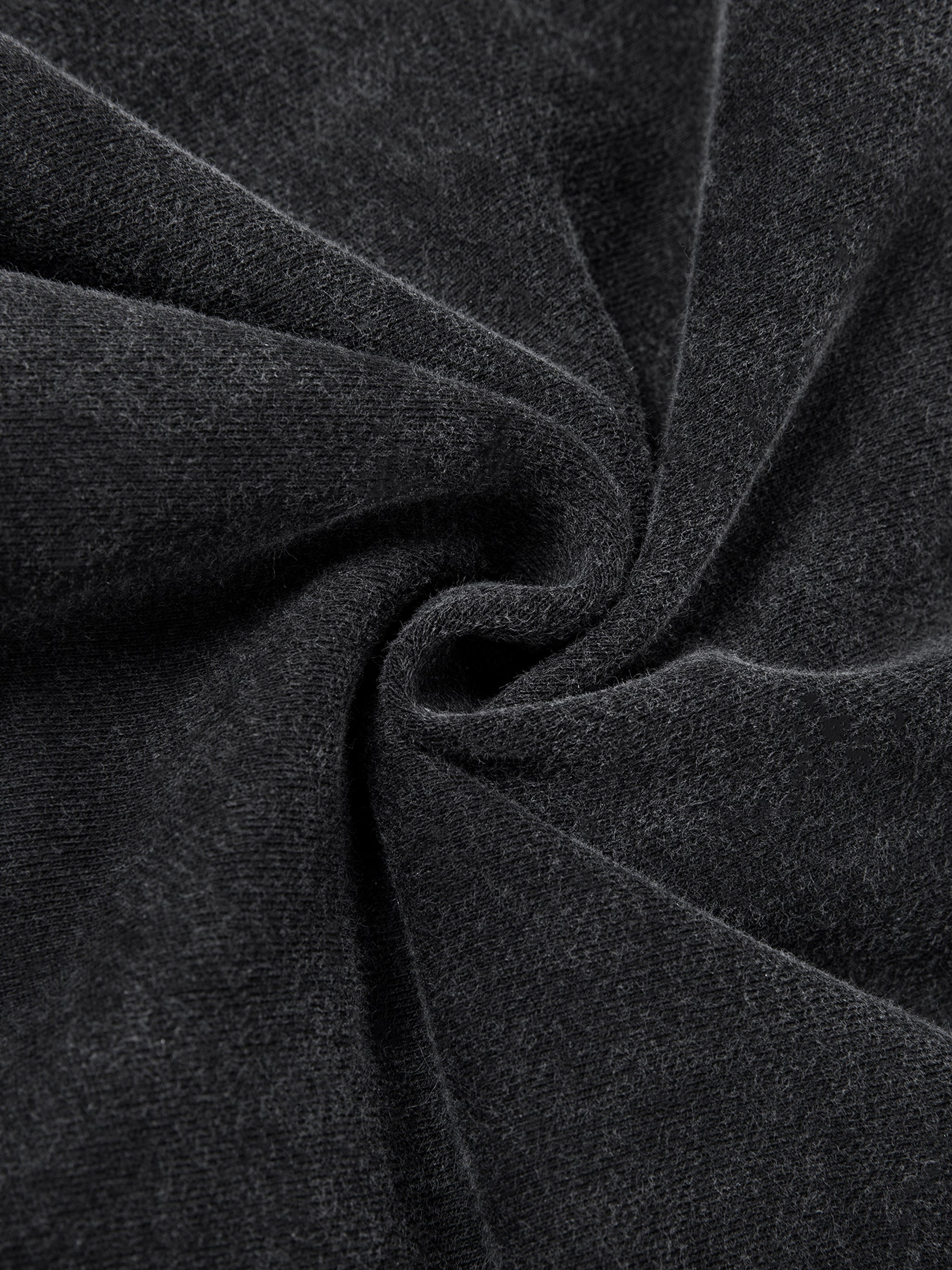 Cropped Fleece Hoodie